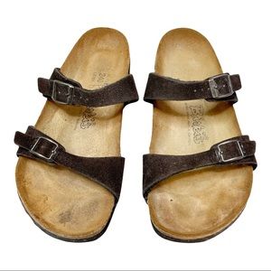 Birkenstock Birki's Brown Two Strap Sandals Size 37